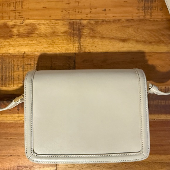 Yves Saint Laurent Cream White Solferino Small Satchel Box Leather - Picture 6 of 12